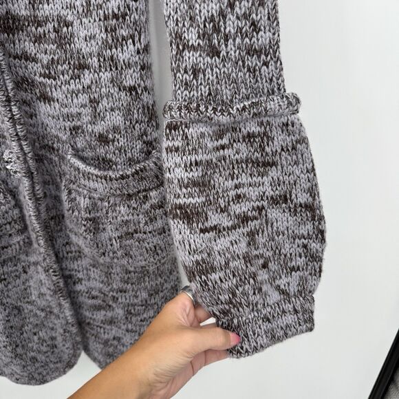 BCBG Maxazria Chunky Knit Acrylic Wool Blend Duster Sweater Long Small - Picture 9 of 12